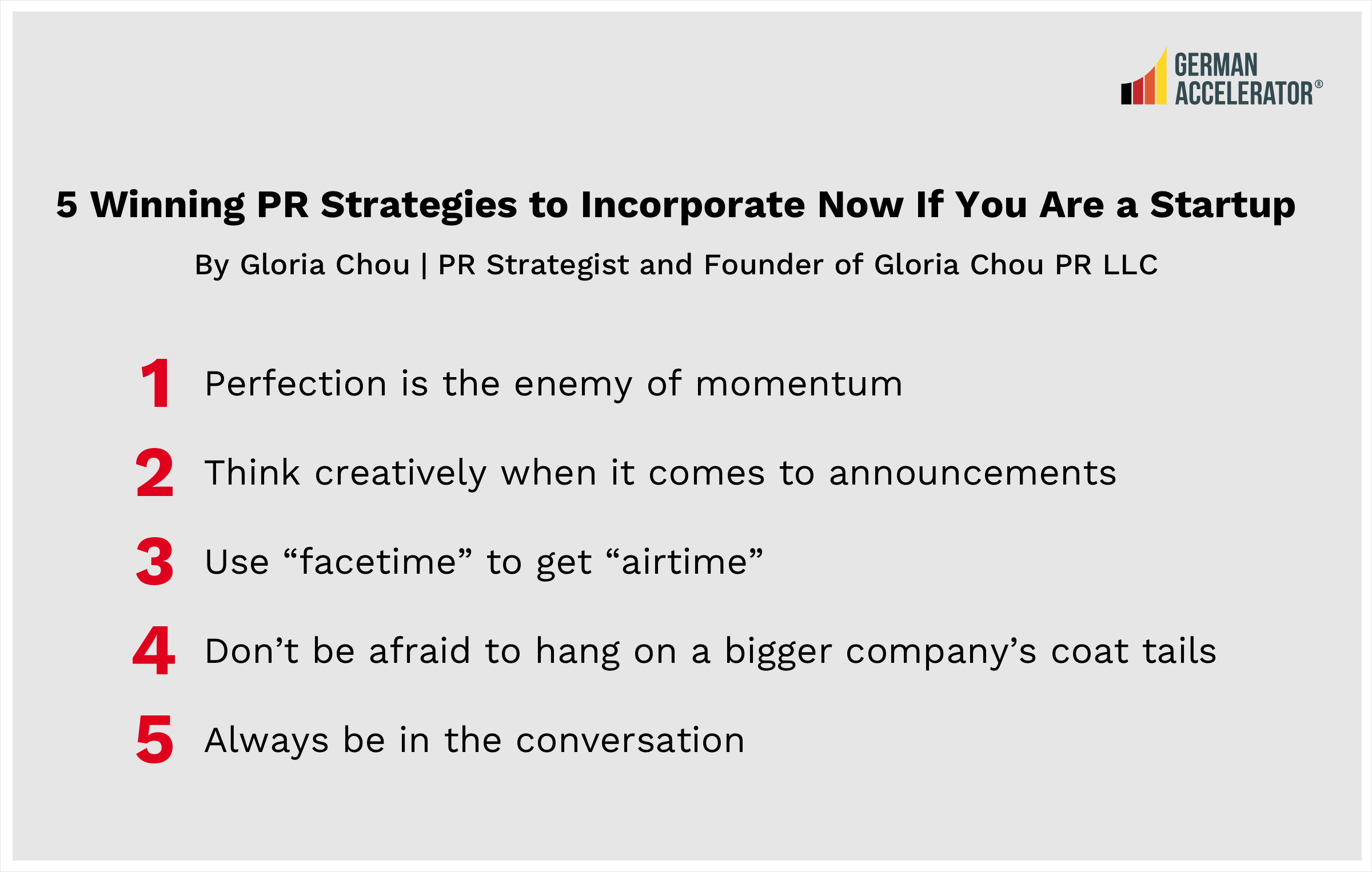 5 Winning PR Strategies to Incorporate Now If You Are a Startup