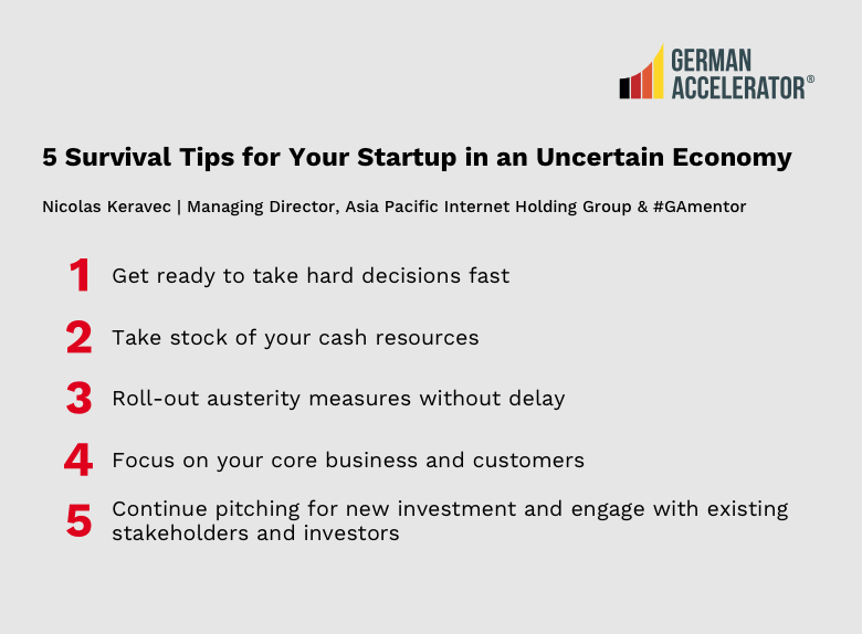 Survival Tips for Your Startup in an Uncertain Economy