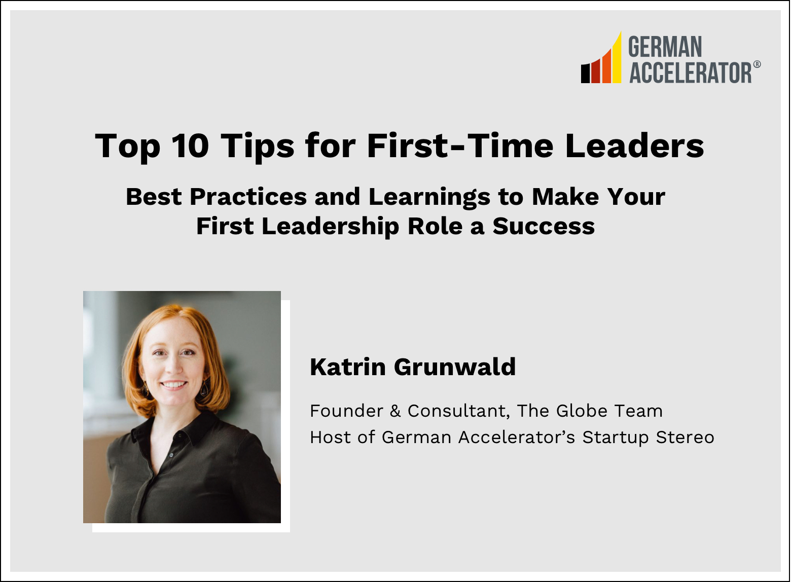 Top 10 Tips for First-Time Leaders