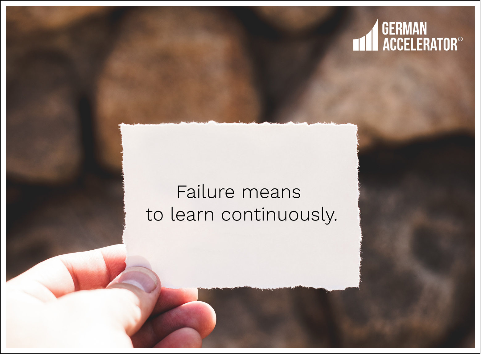 Culture of Failure: Fail Fast, Fail Often