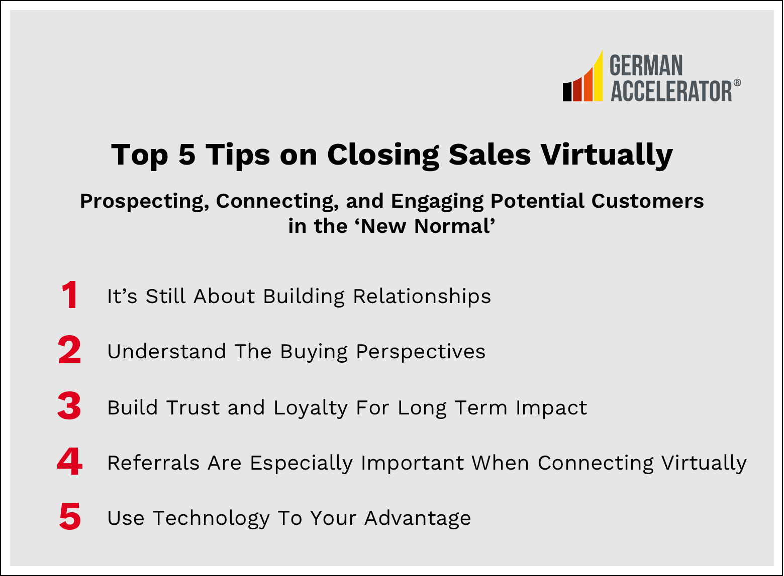 Top 5 Tips on Closing Sales Virtually