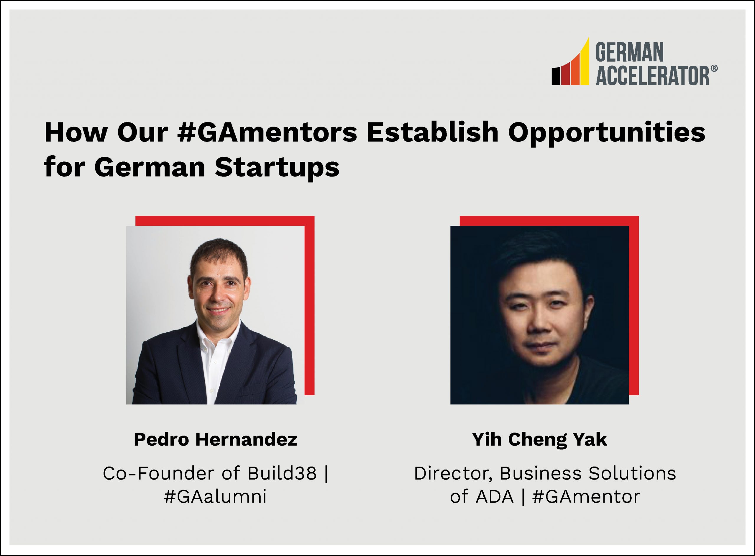 How Our #GAMentors Establish Opportunities For German Startups