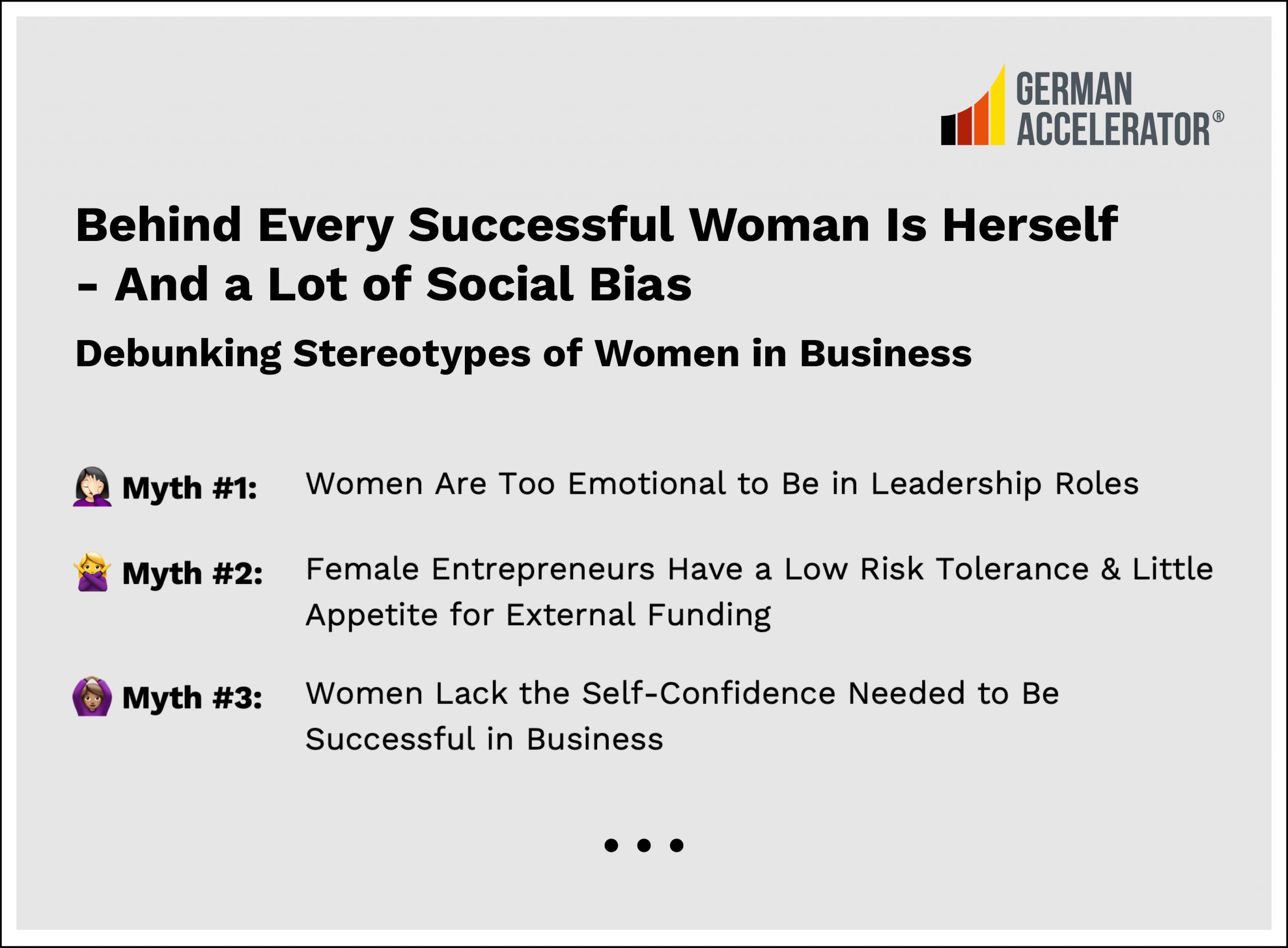 Behind Every Successful Woman Is Herself – And a Lot of Social Bias