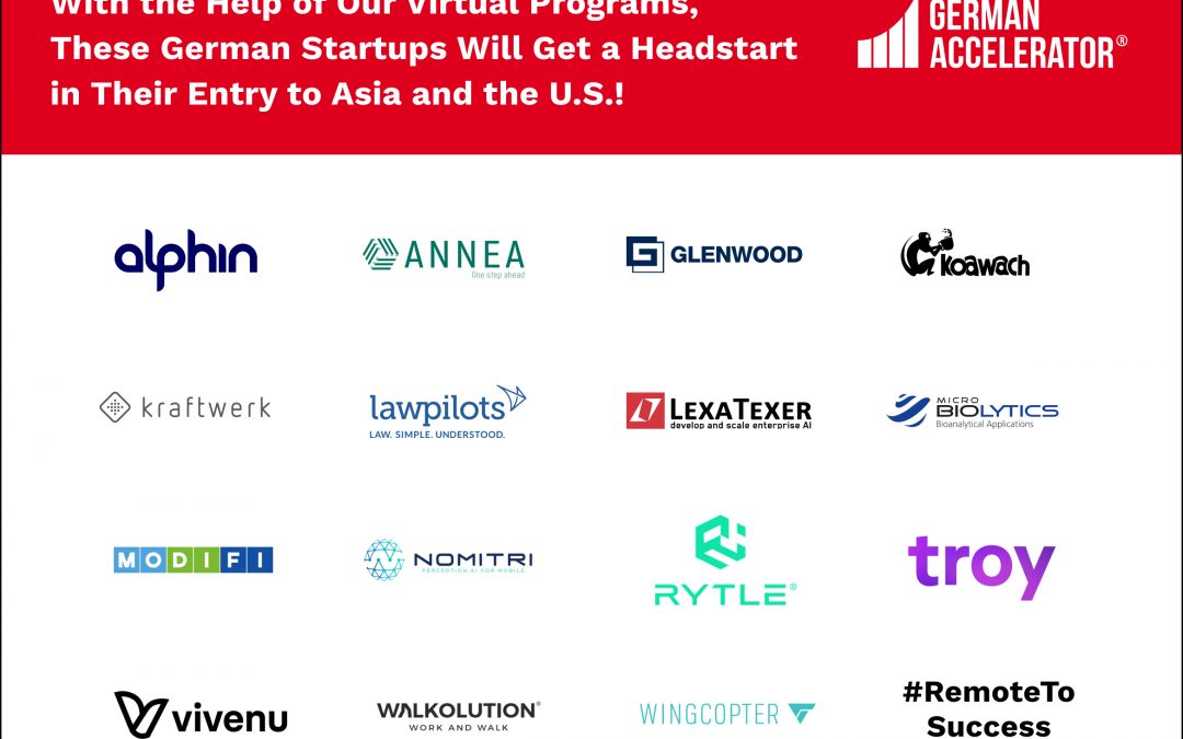 These 15 German Startups Will Get A Headstart In Their Entry To Asia And The U.S.