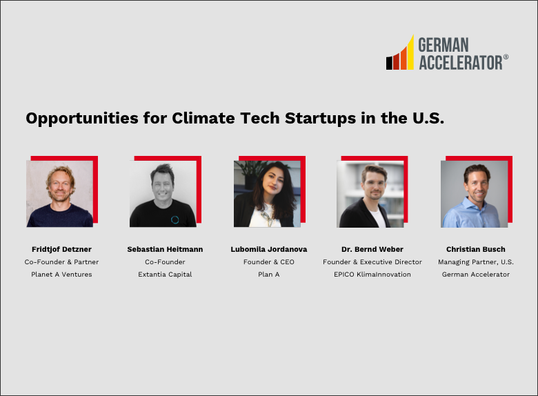 Opportunities for Climate Tech Startups in the U.S.